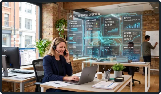 AI improving existing small business processes