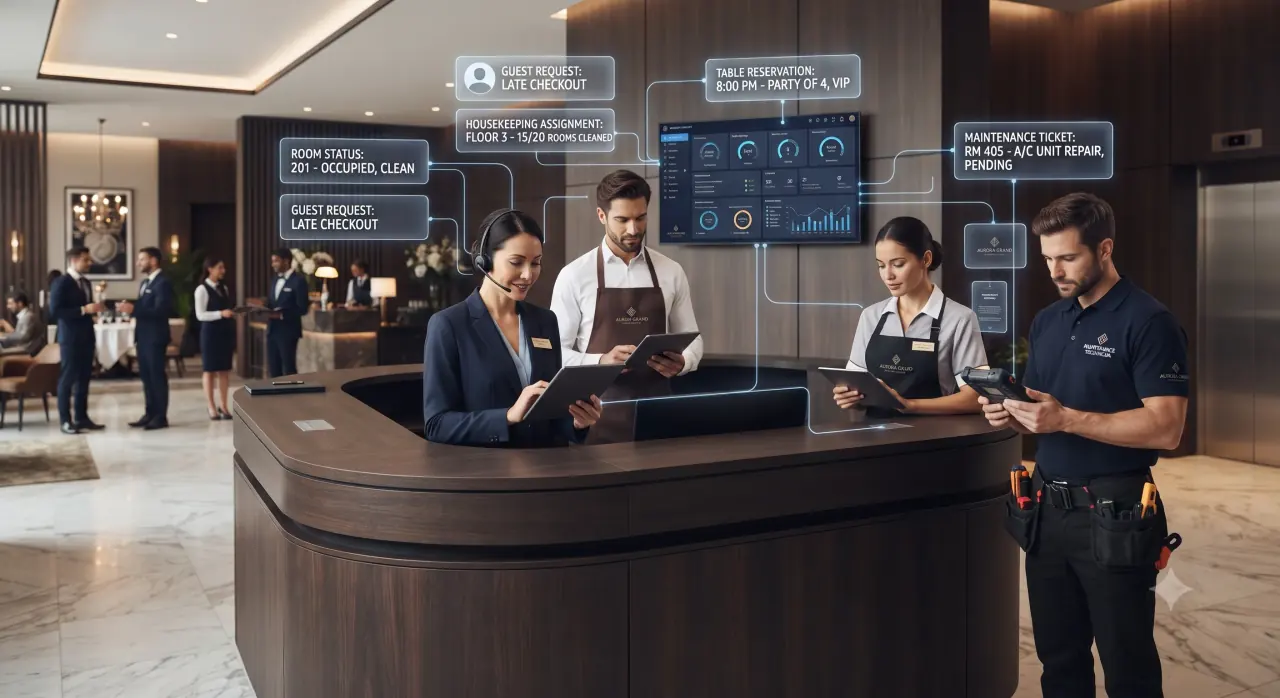 Hospitality business managing growth with connected operational systems