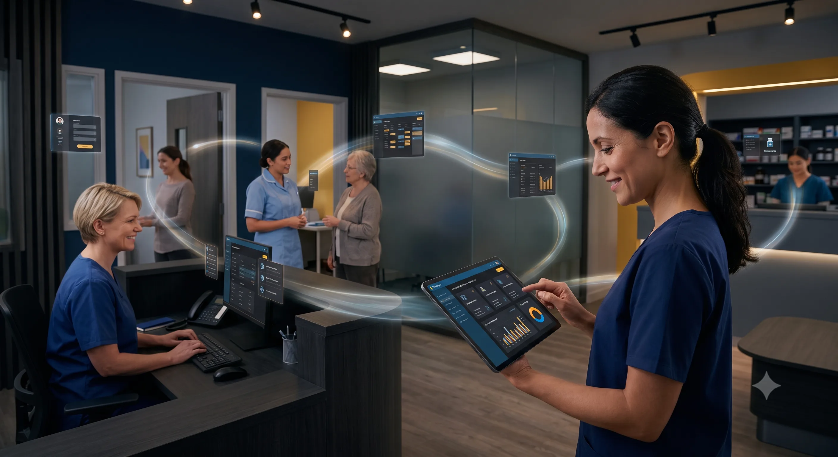 Healthcare operations with custom software | Reduce admin load and improve clarity