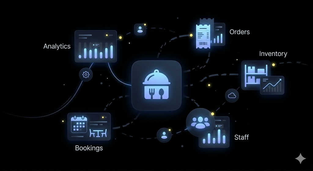 Dispatch and warehousing coordination illustration