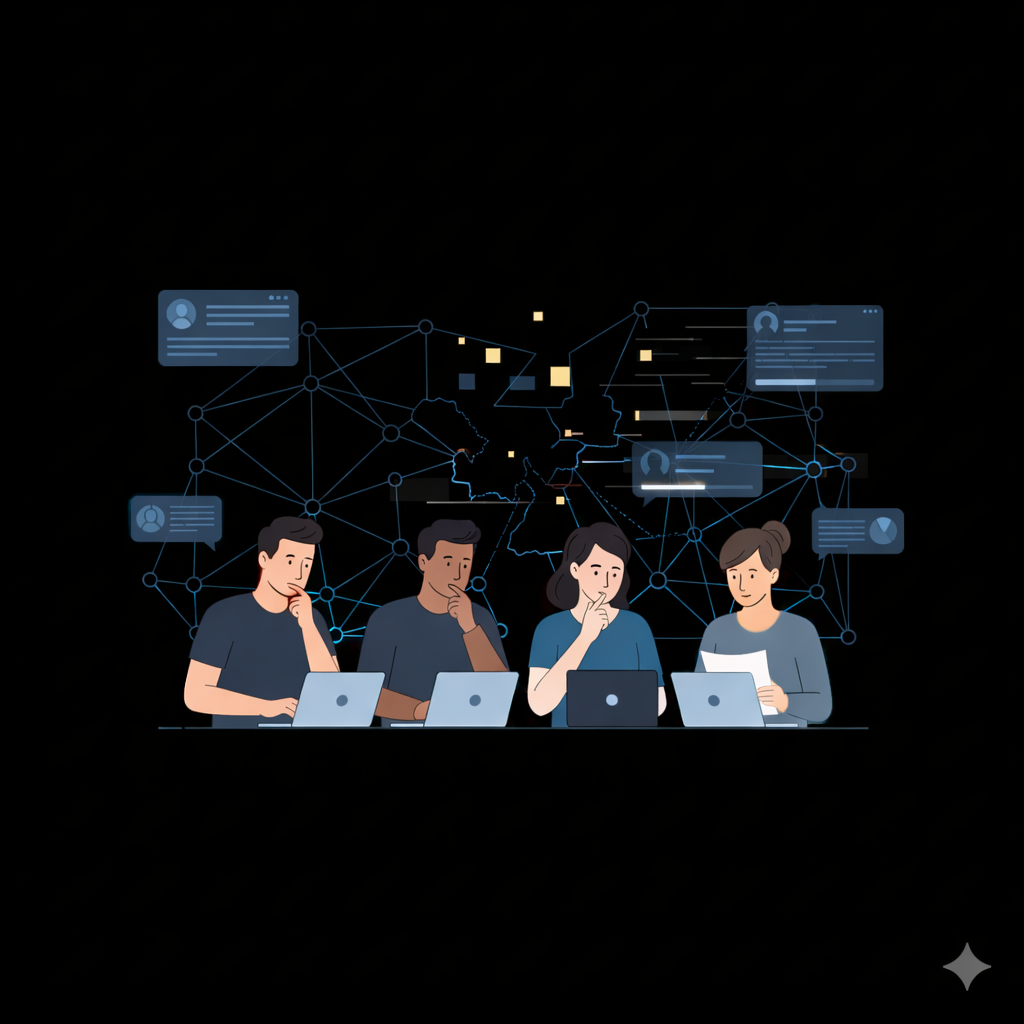 Healthcare workflow and scheduling illustration