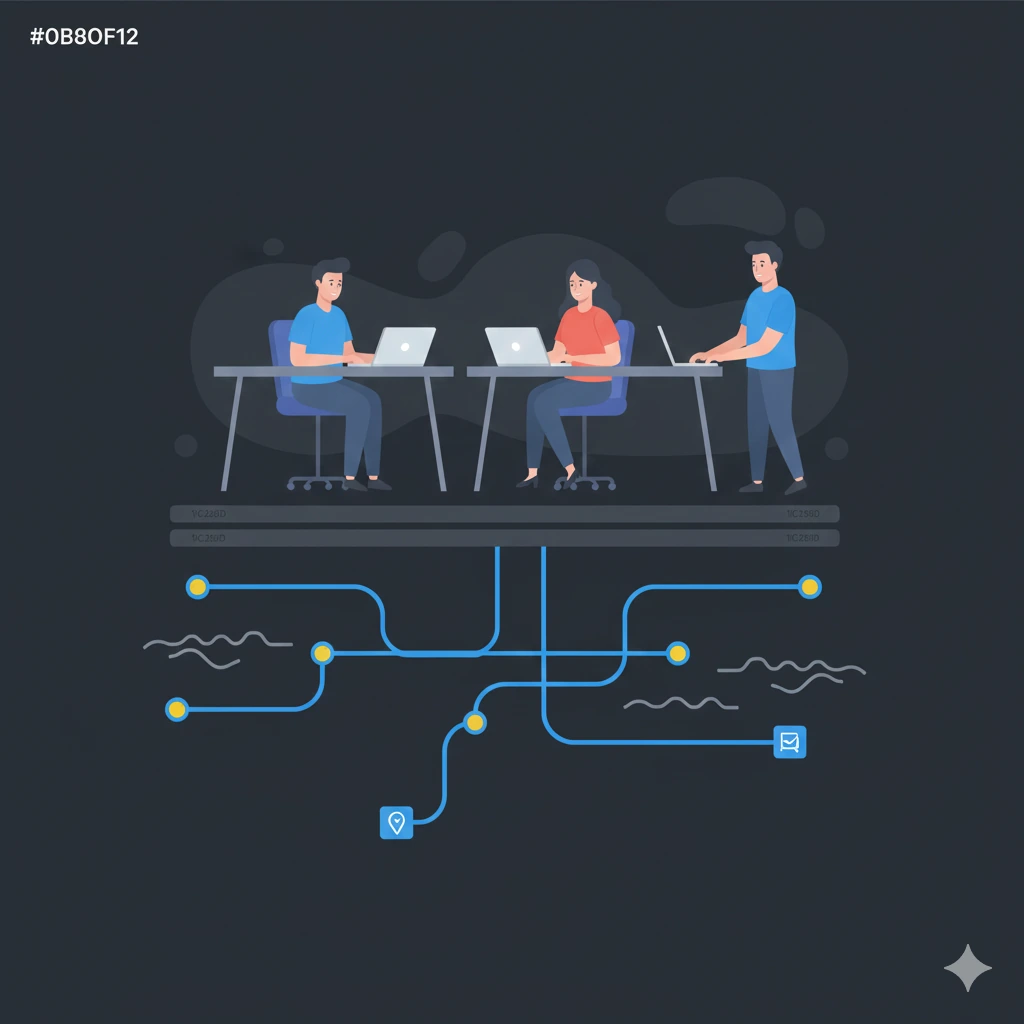 Manufacturing visibility and planning illustration