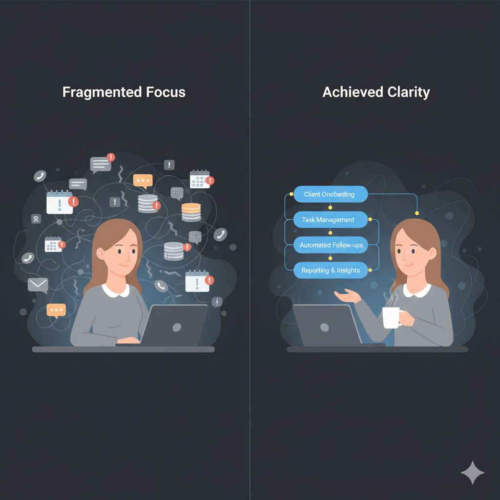 Automated workflow and task routing illustration