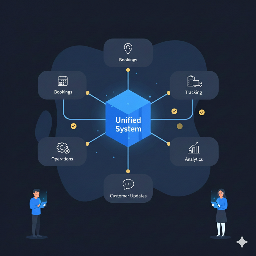 Hospitality operations support illustration