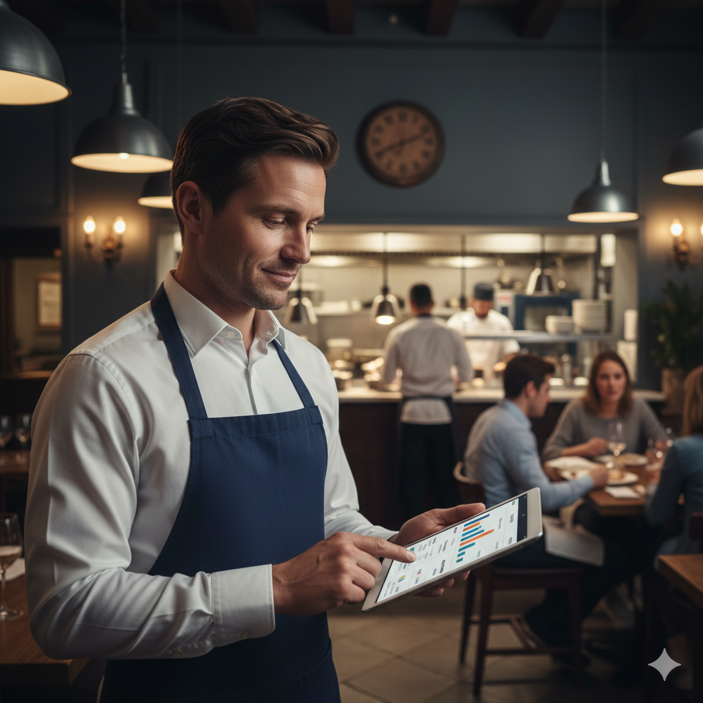 UK restaurant operations visual highlighting outdated systems and customer service friction