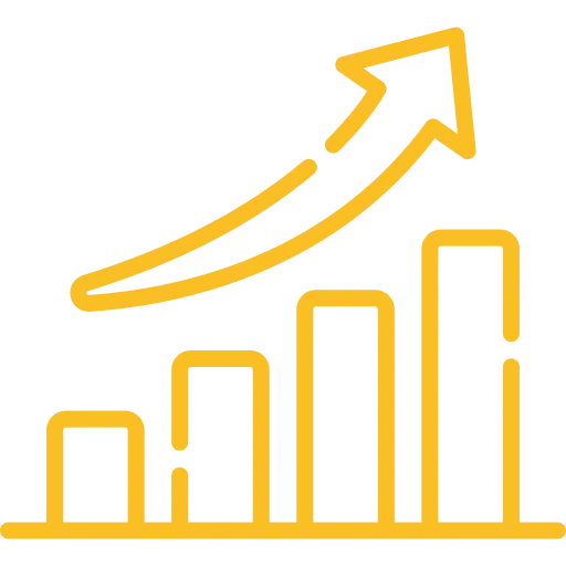 Scalability and performance as you grow icon