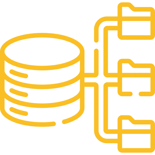 Disconnected systems and data silos icon